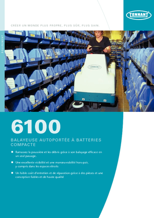 Kompaktní zametače Tennant Tennant 6100