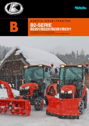 Komunální traktory Kubota B2261 HDBC