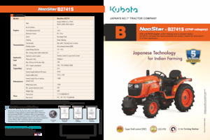 Komunální traktory Kubota B2741S