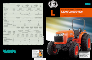 Komunální traktory Kubota L3800HST