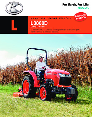 Komunální traktory Kubota L3800D