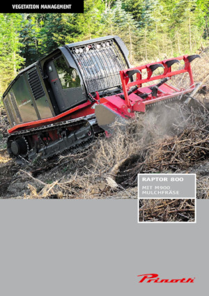 Komunální traktory Prinoth Raptor 800