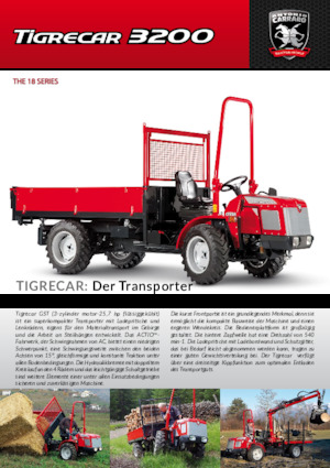 Komunální traktory Carraro Tigrecar 3200 GST