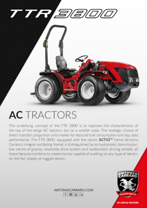 Komunální traktory Carraro TTR 3800 HST