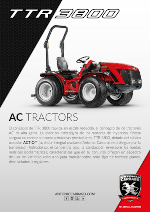 Komunální traktory Carraro TTR 3800 HST