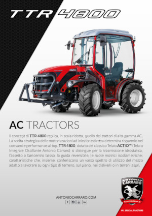 Komunální traktory Carraro TTR 4800 HST