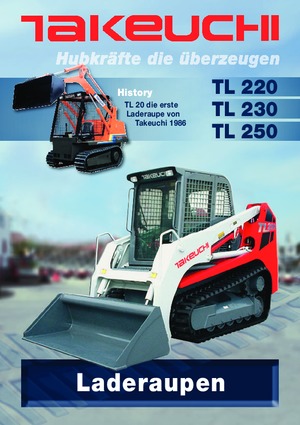 Smykem řízené nakladače Takeuchi TL 240
