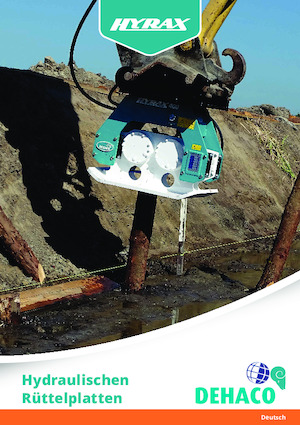 Vibrační desky montovatelné Dehaco HYRAX 125