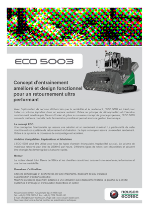 Obraceče kompostu Neuson-Ecotec ECO 5003