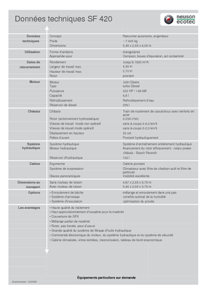 Obraceče kompostu Neuson-Ecotec SF 420