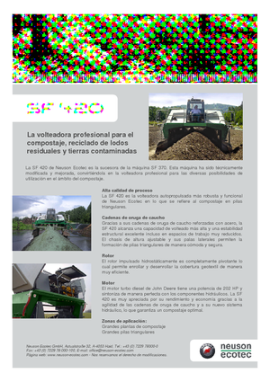 Obraceče kompostu Neuson-Ecotec SF 420
