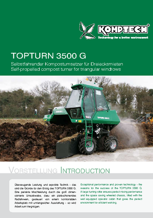 Obraceče kompostu Farwick® Topturn 3500