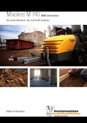 Pneumatické dopravníky Putzmeister M 740 DBS