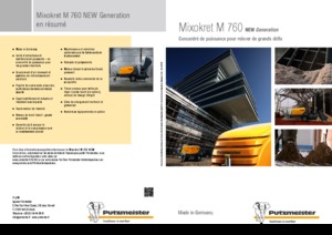 Pneumatické dopravníky Putzmeister M 760 DHB