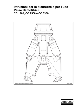 Demoliční drtiče Atlas Copco CC 2500S