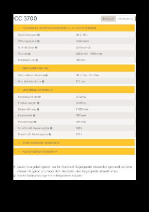 Demoliční drtiče Epiroc CC 3700 U