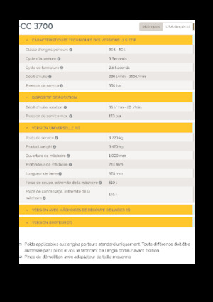 Demoliční drtiče Epiroc CC 3700 U