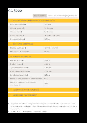 Demoliční drtiče Epiroc CC 5000 U