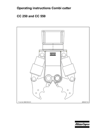 Demoliční drtiče Atlas Copco CC 550