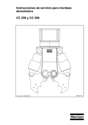 Demoliční drtiče Atlas Copco CC 550