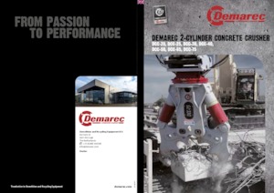 Demoliční drtiče Demarec DCC-50