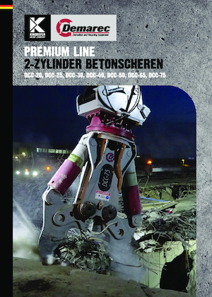 Demoliční drtiče Demarec DCC-50