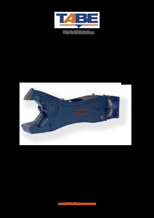 Demoliční drtiče TABE DMT 15