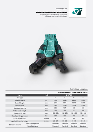 Multifunkční drtící nůžky Everdigm EHC22