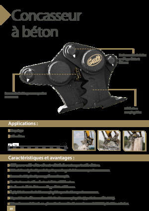 Demoliční drtiče Geith GT80-RJ