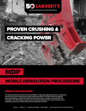 Demoliční drtiče LaBounty MDP 27R CC