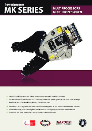 Demoliční drtiče Hydra Ram MK-18P