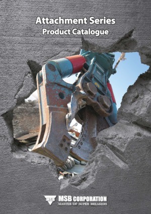 Demoliční drtiče MSB MSRC3000