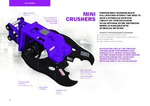 Demoliční drtiče Prodem PMC050