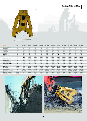 Demoliční drtiče OSA Demolition Equipment RS5000 