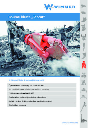 Demoliční drtiče WIMMER TC 1100 U