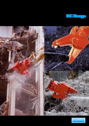 Demoliční nůžky Sandvik BC 2022