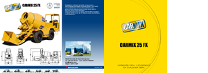 Autodomíchávače Carmix 25 FX