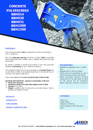 Pulverizátory Arden BBH031