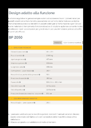 Pulverizátory Epiroc BP 2050