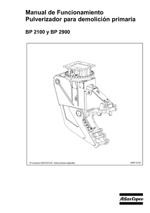 Pulverizátory Atlas Copco BP 2900