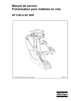 Pulverizátory Atlas Copco BP 2900