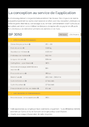 Pulverizátory Epiroc BP 3050