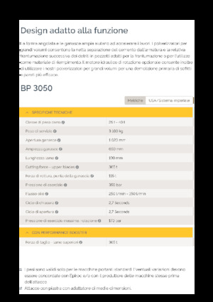 Pulverizátory Epiroc BP 3050