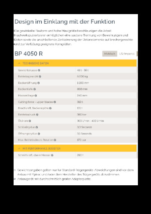 Pulverizátory Epiroc BP 4050 R