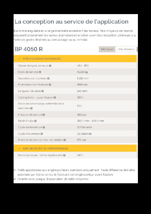 Pulverizátory Epiroc BP 4050 R