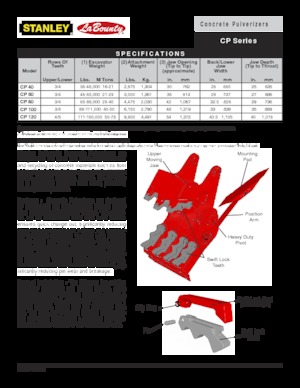 Pulverizátory LaBounty CP 80