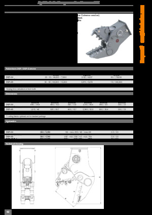 Pulverizátory Kinshofer DSP-45