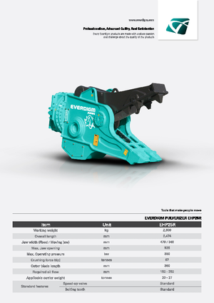 Pulverizátory Everdigm EHP25R 
