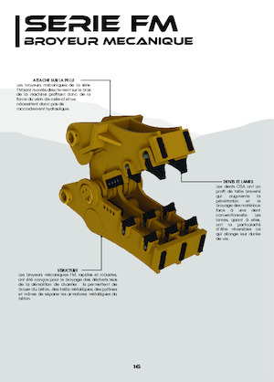 Pulverizátory OSA Demolition Equipment FM 40