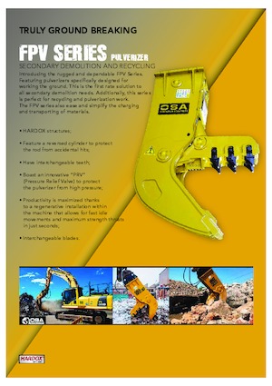Pulverizátory OSA Demolition Equipment FPV 6 